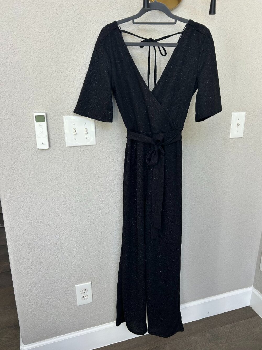 Black Shimmery Jumpsuit